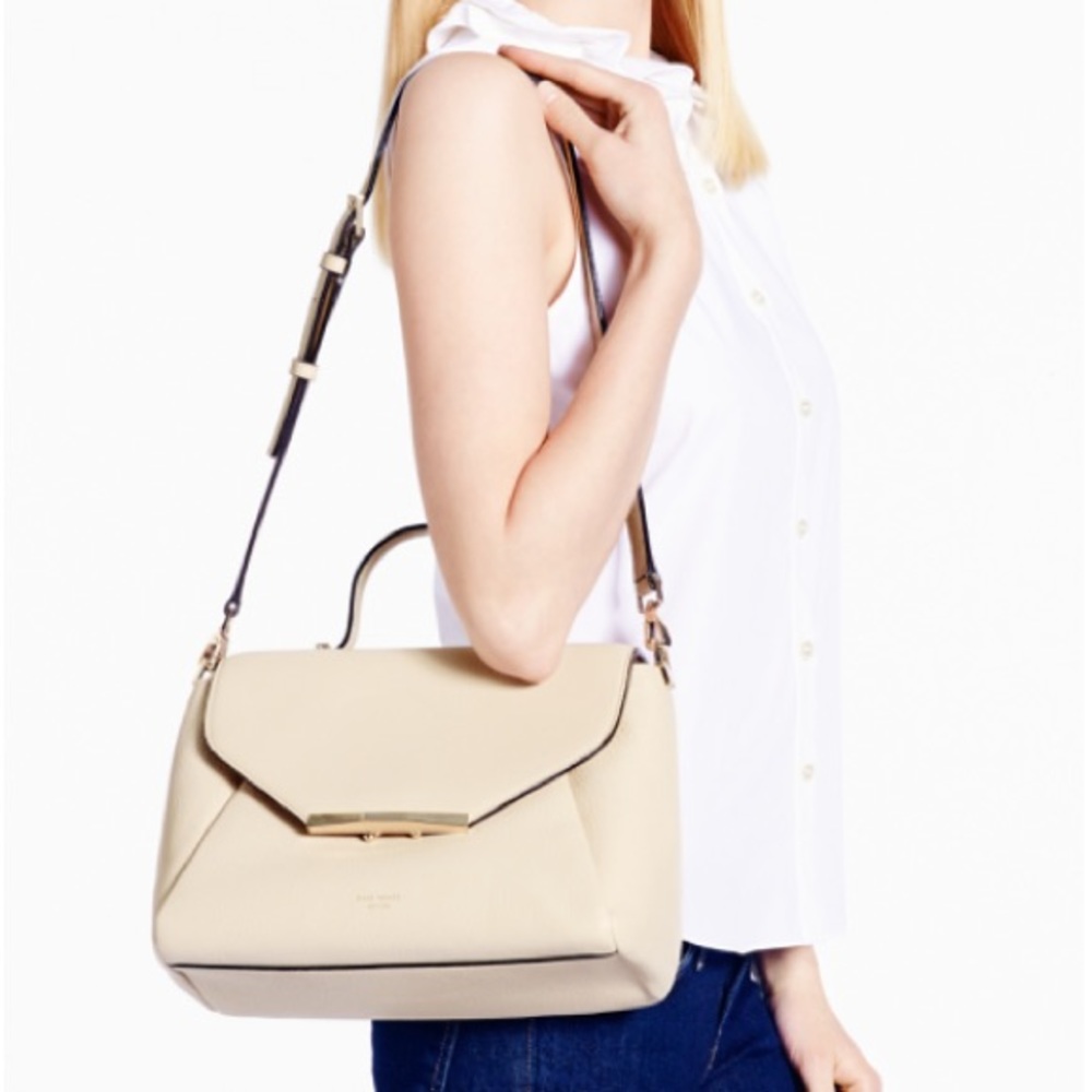 Kate Spade Astor Row Palermo Mint Leather Handbag - Picture 3 of 8